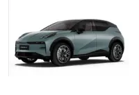 Grey Zeekr electric crossover SUV car.